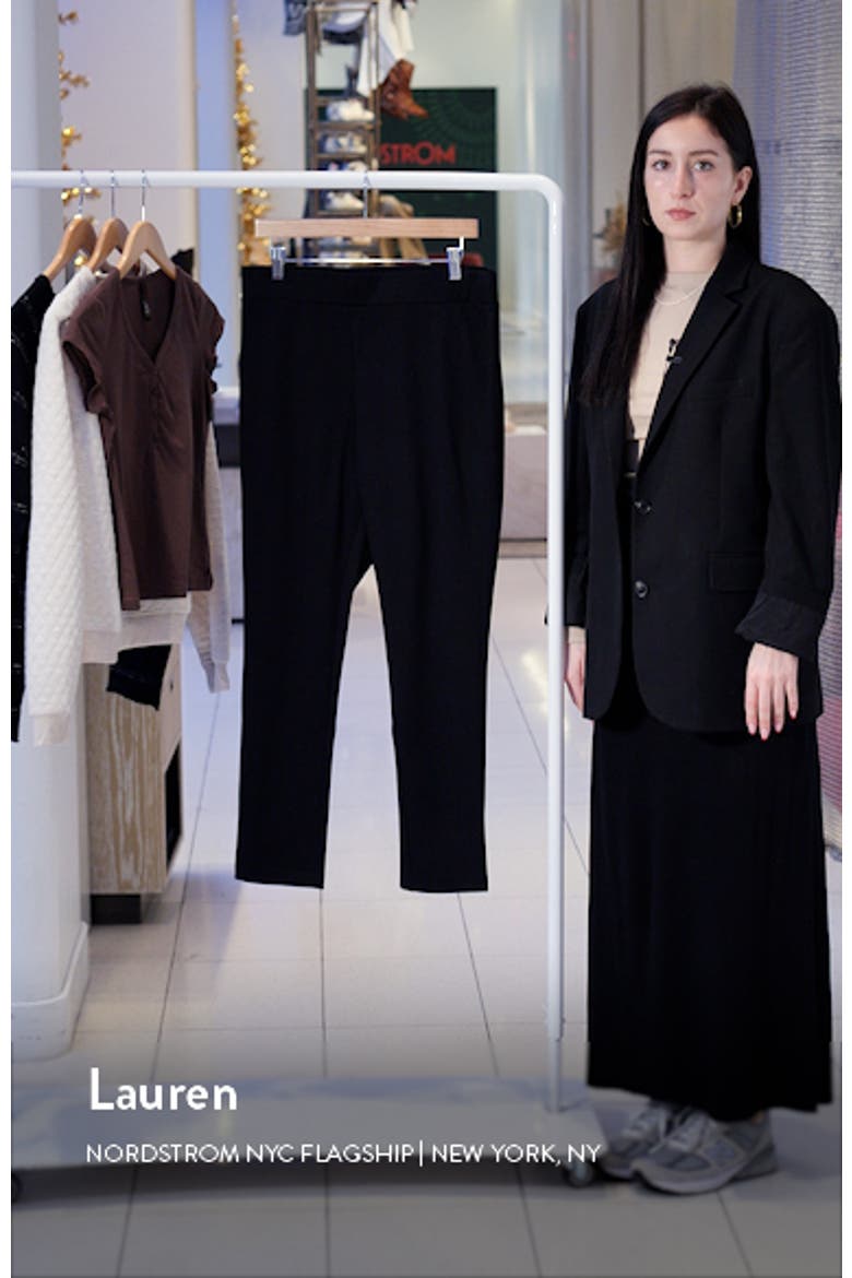 Skinny Compression Knit Pants video