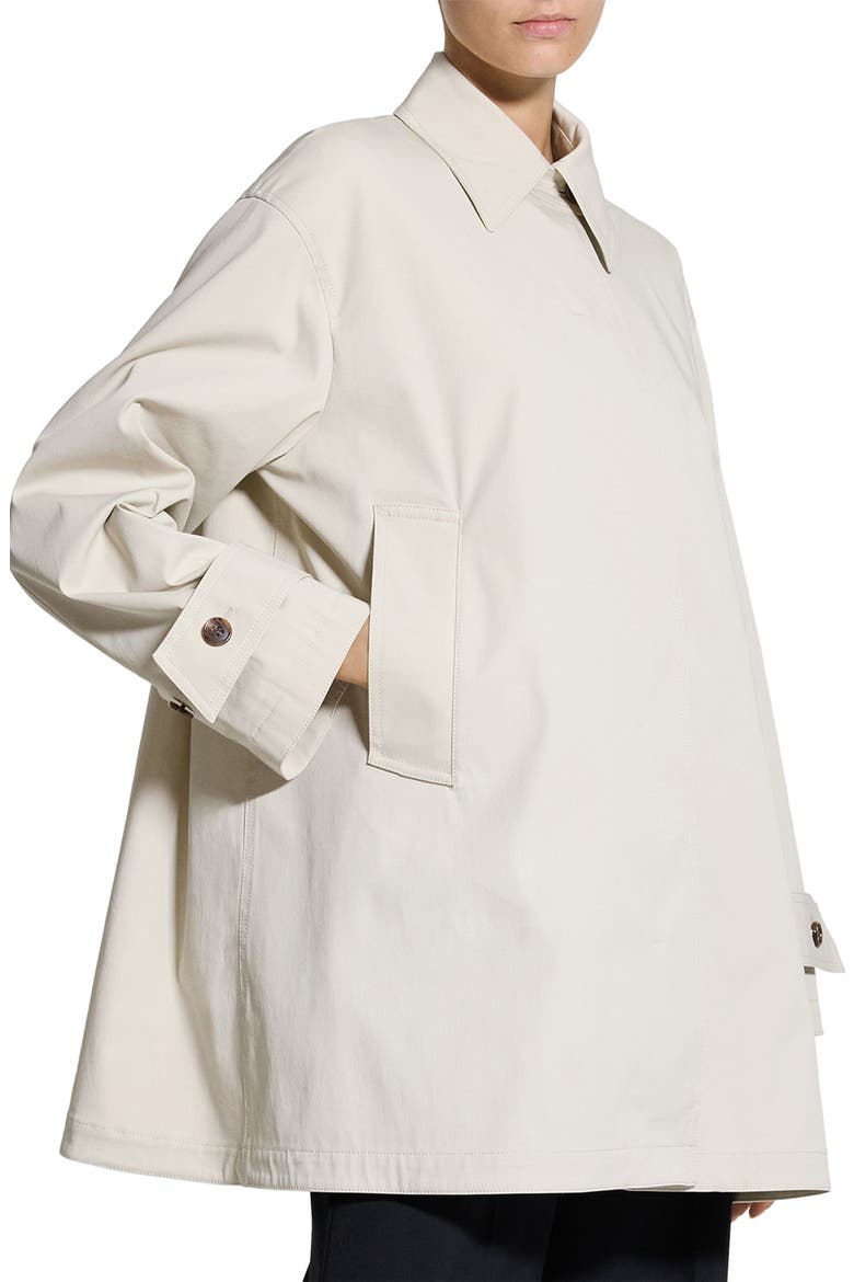 Sleek A-Line Trench Jacket, Alternate, color, SAND