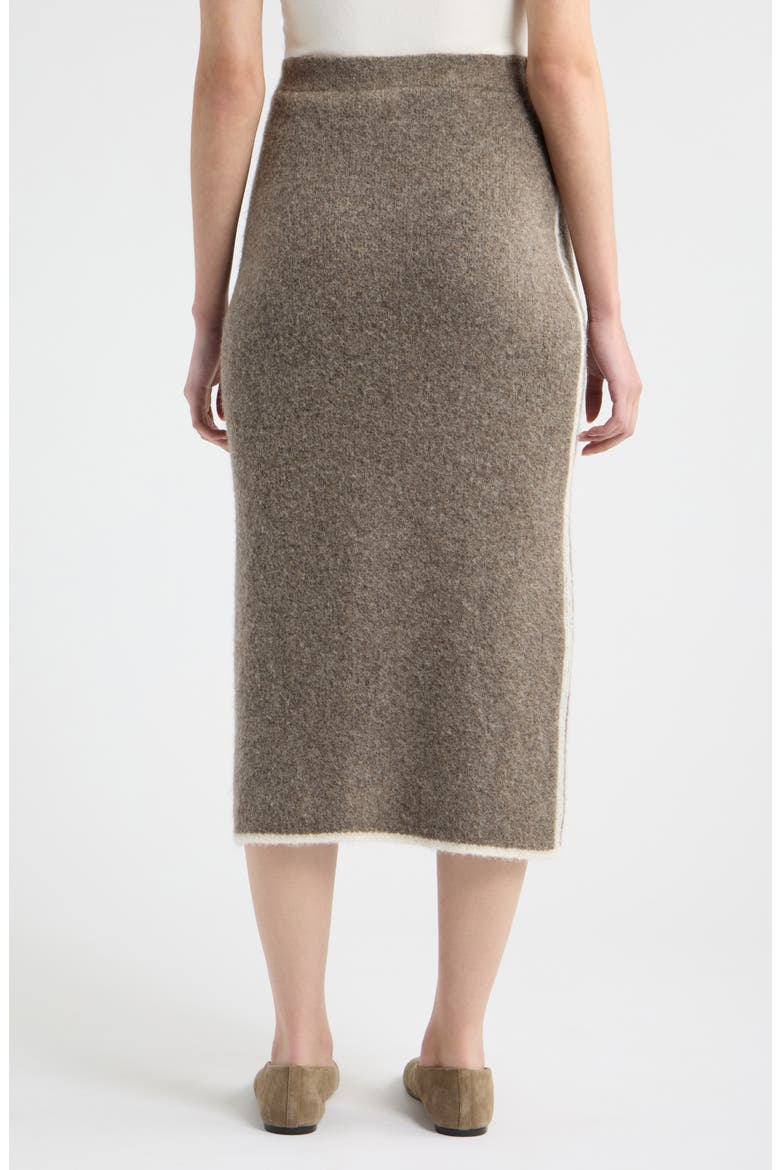 Brienne Midi Skirt, Alternate, color, MOCHA