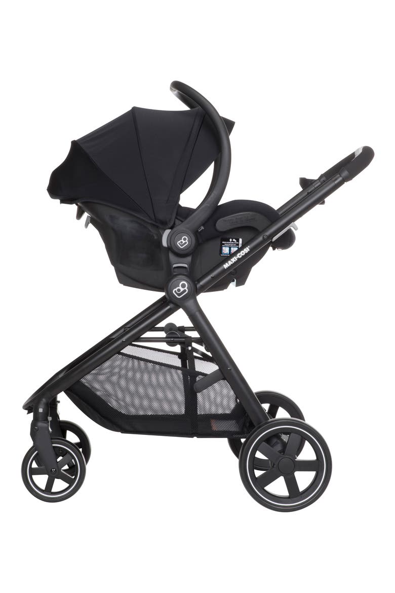 5-1 Mico 30 Infant Car Seat & Zelia Stroller Modular Travel System, Alternate, color, NIGHT BLACK