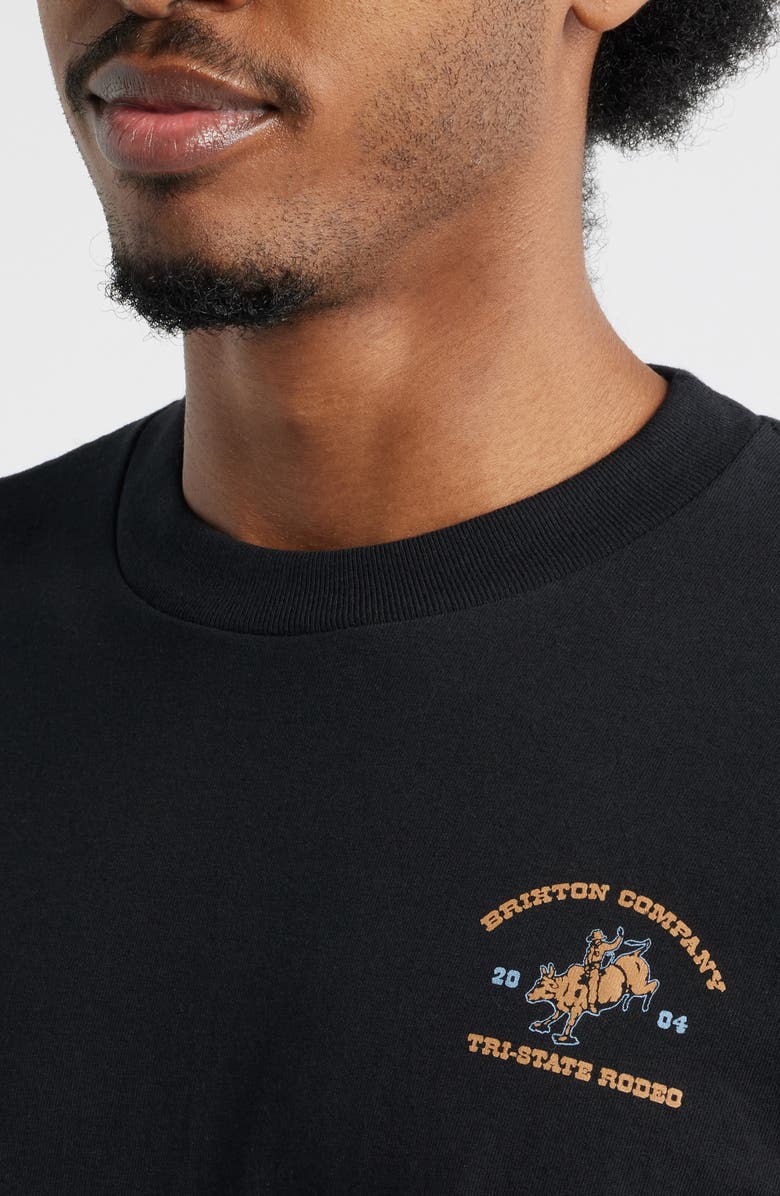 Brixton Danforth Graphic T-Shirt, Alternate, color, Black