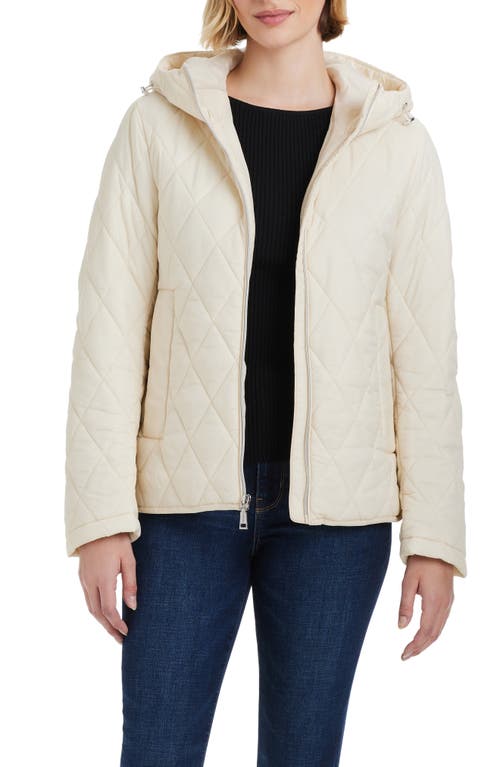 VINCE CAMUTO VINCE CAMUTO WATER RESISTANT HOODED QUILTED JACKET