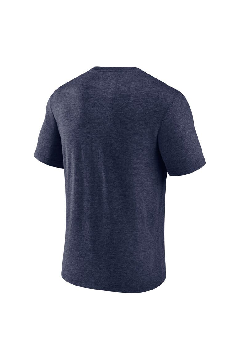 Men's Fanatics Branded Heather Navy New York Yankees Home Team Tri-Blend T-Shirt, Alternate, color, Heather Navy