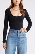 Open Edit Smooth Edit Scoop Neck Top