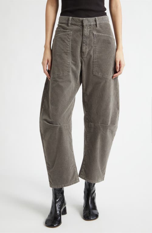 Nili Lotan Shon Corduroy Pants In Gray