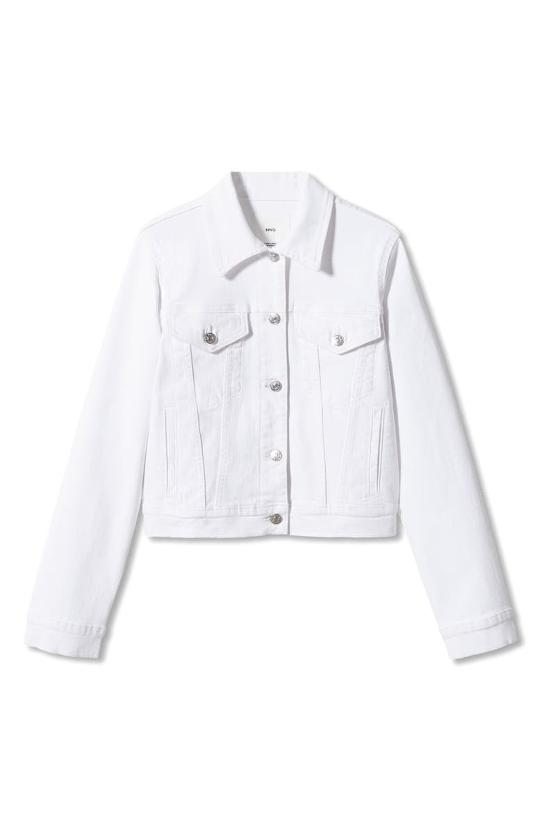 MANGO Stretch Denim Jacket, Alternate, color,