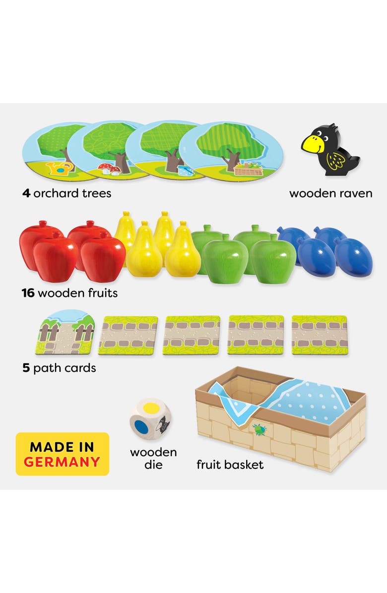 HABA My Very First Games - First Orchard Toddler Game -  Cooperative Toddler Board Games for 2 Year Olds - Made in Germany, Alternate, color, Yellow Multi