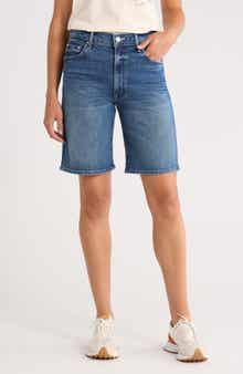 MOTHER The Undercover Denim Bermuda Shorts