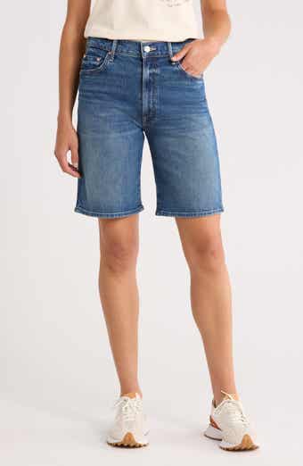 MOTHER The Undercover Denim Bermuda Shorts
