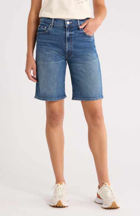 MOTHER The Undercover Denim Bermuda Shorts