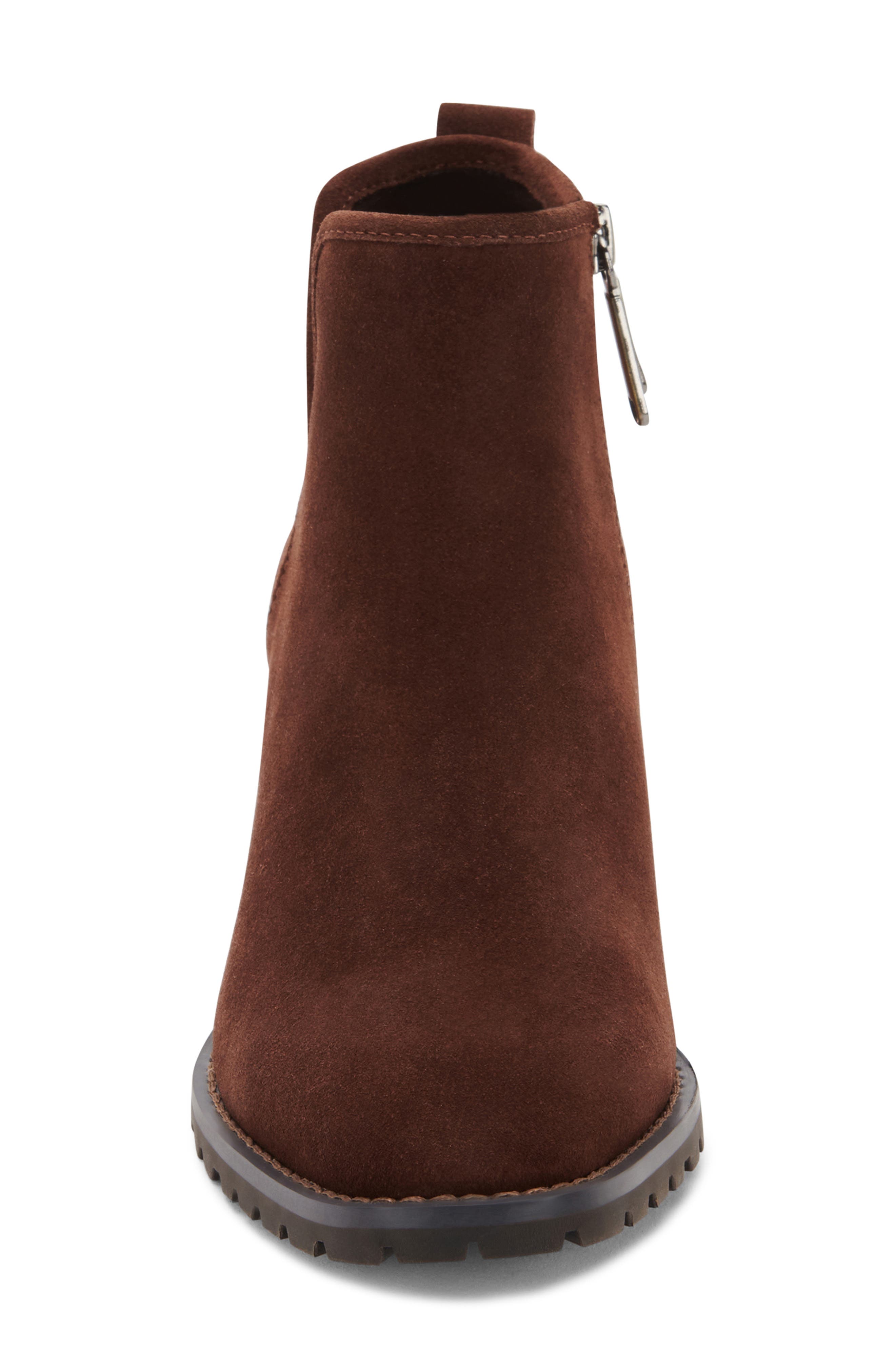 Sawyer Waterproof Bootie, Alternate, color, BROWN SUEDE