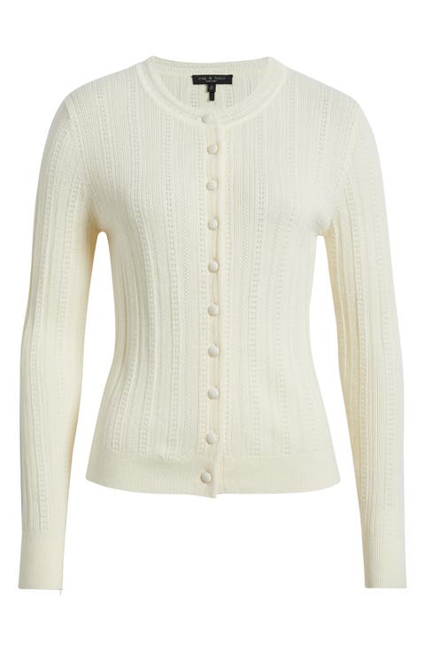 Rhodes Wool Crewneck Cardigan