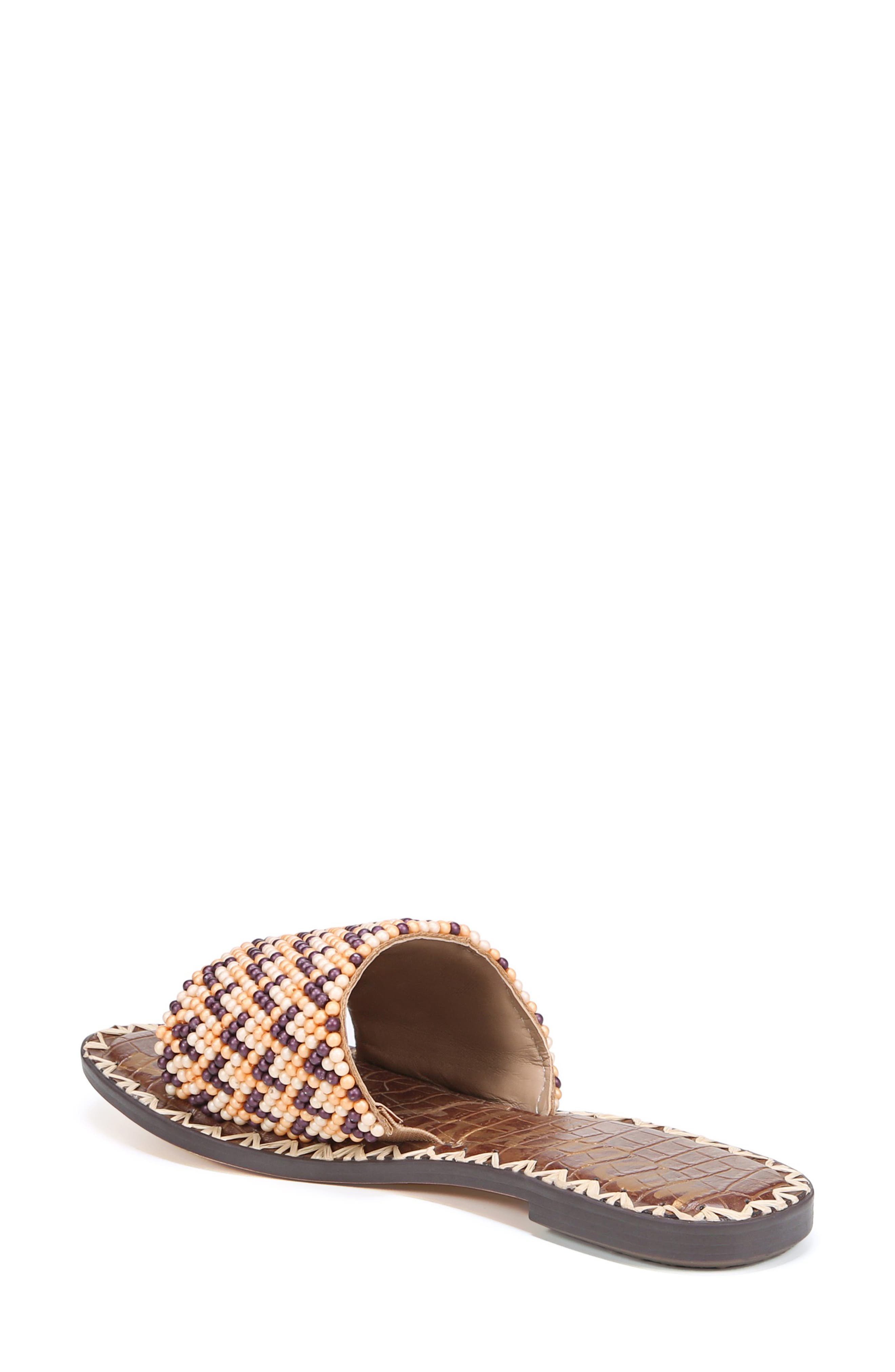 Gunner Slide Sandal, Alternate, color, LIGHT BROWN MULTI