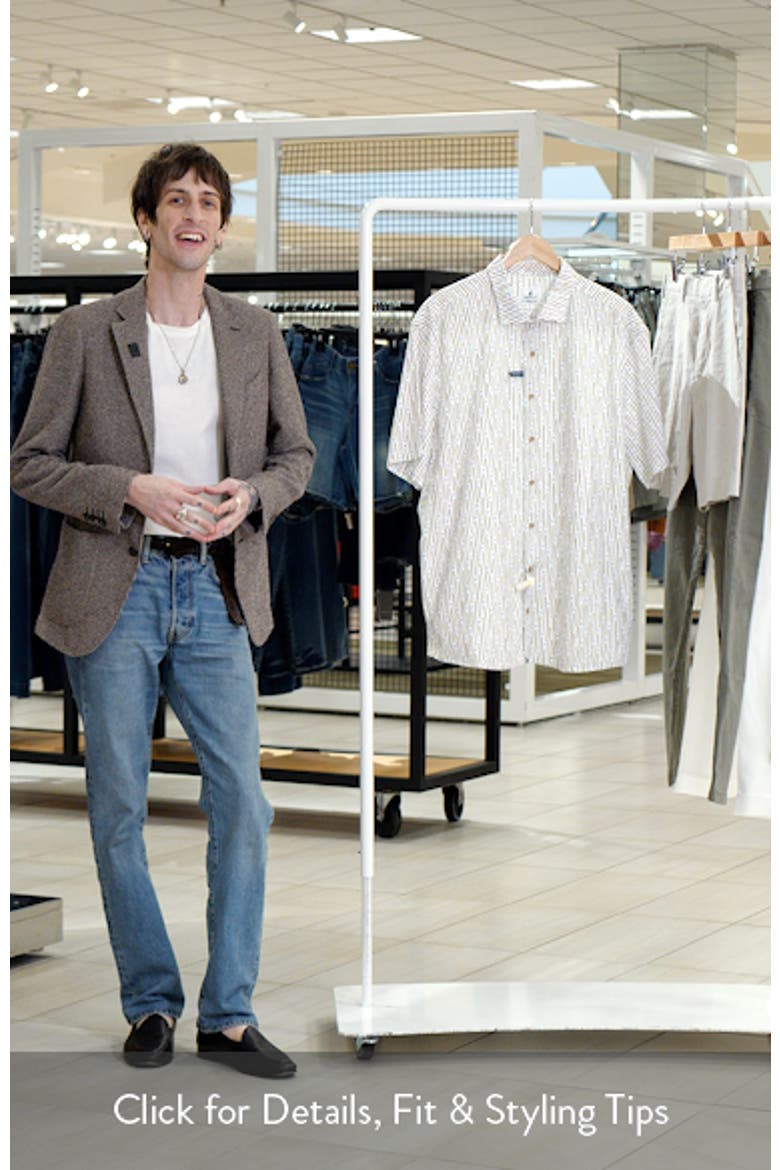 Pendola Stripe Short Sleeve Button-Up Shirt video