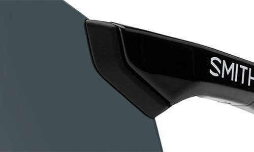 Smith Vert 139mm Chromapop™ Polarized Shield Sunglasses In Black/clear To Gray