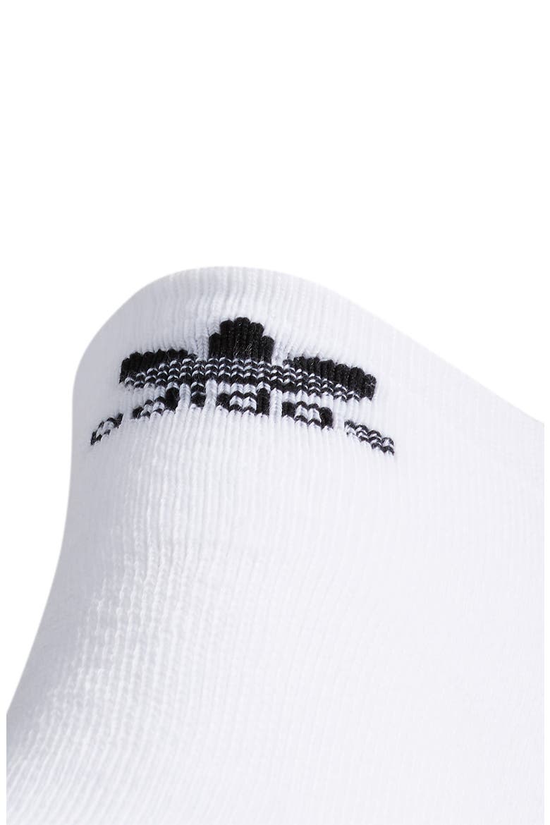 6-Pack Trefoil Performance No-Show Socks, Alternate, color, WHITE