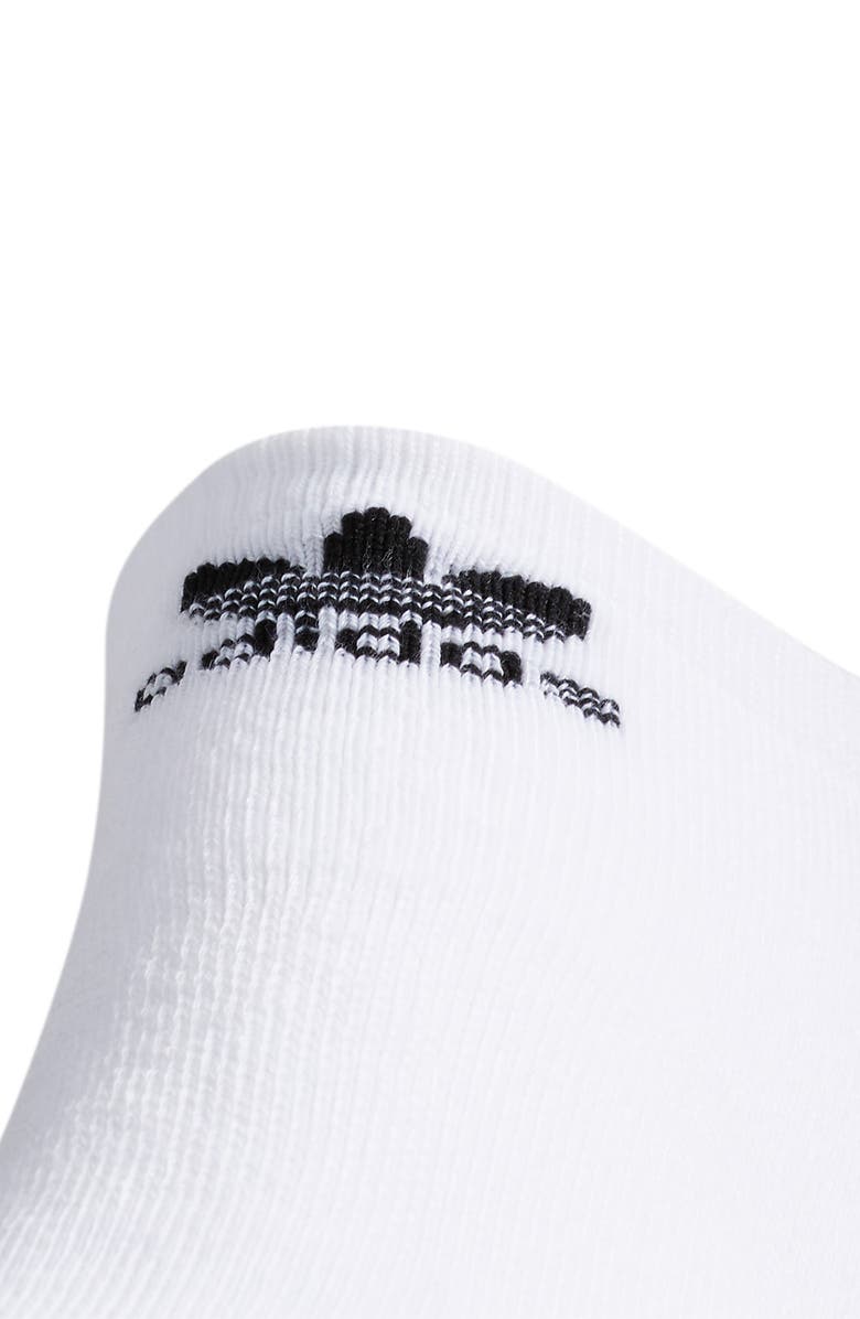 adidas Originals Originals Trefoil 6-Pack No-Show Socks, Alternate, color, White