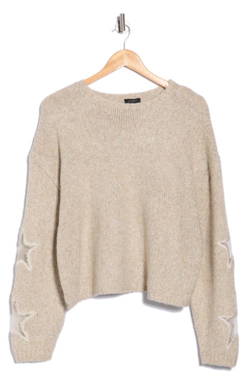 Halogen ® Cozy Star Sleeve Sweater In Neutral