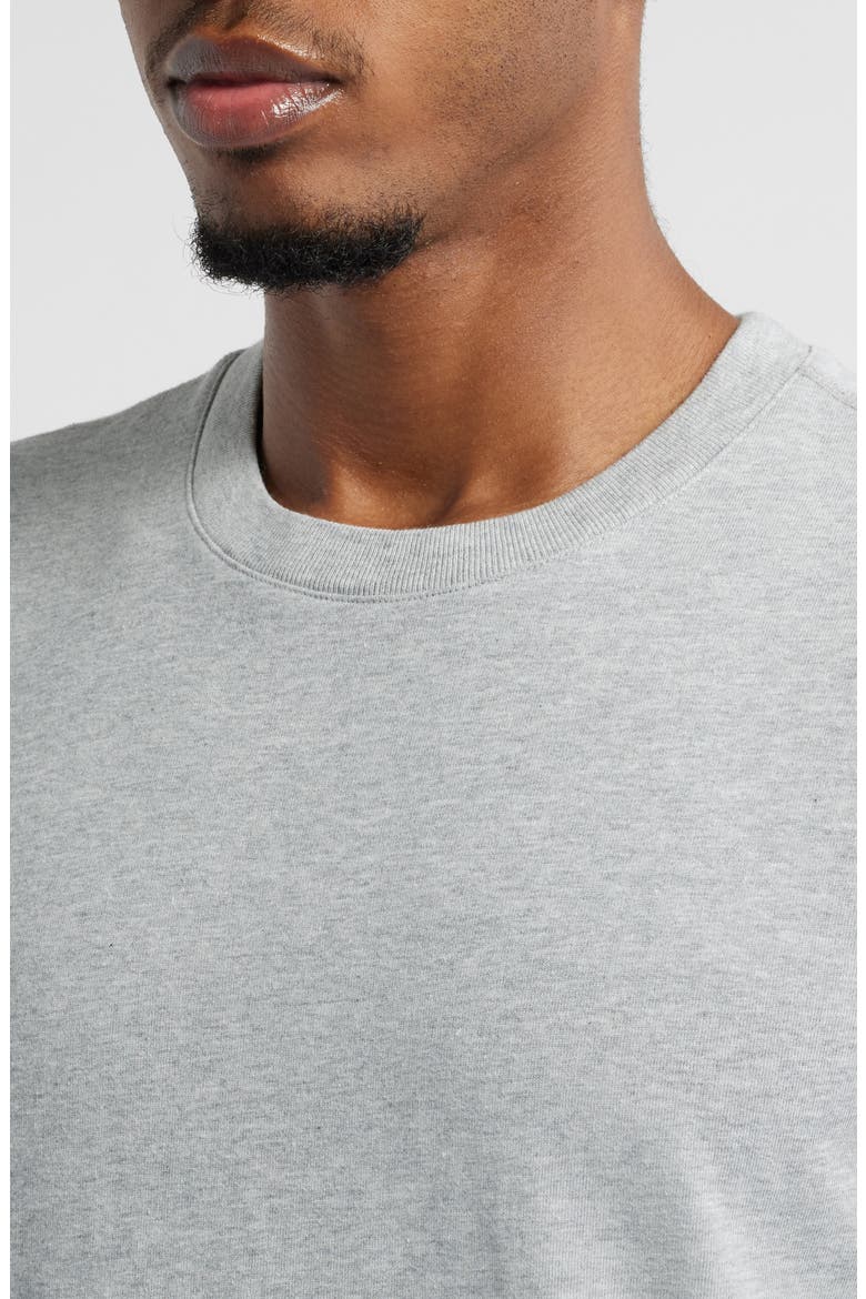 Standard Midweight Cotton T-Shirt, Alternate, color, HEATHER GREY