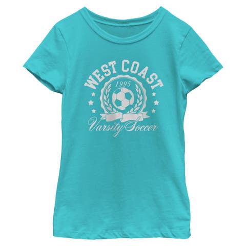 Girl's Lost Gods West Coast Varsity Soccer  Graphic T-Shirt