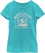 Lost Gods Girl's Lost Gods West Coast Varsity Soccer Graphic T-Shirt