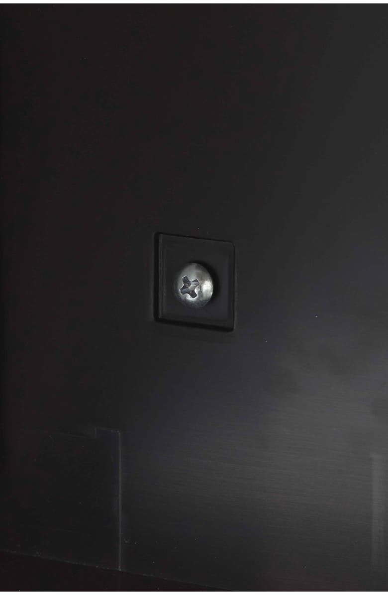 Yamazaki Wall Mounted Storage & Trash Bin, Alternate, color, Black