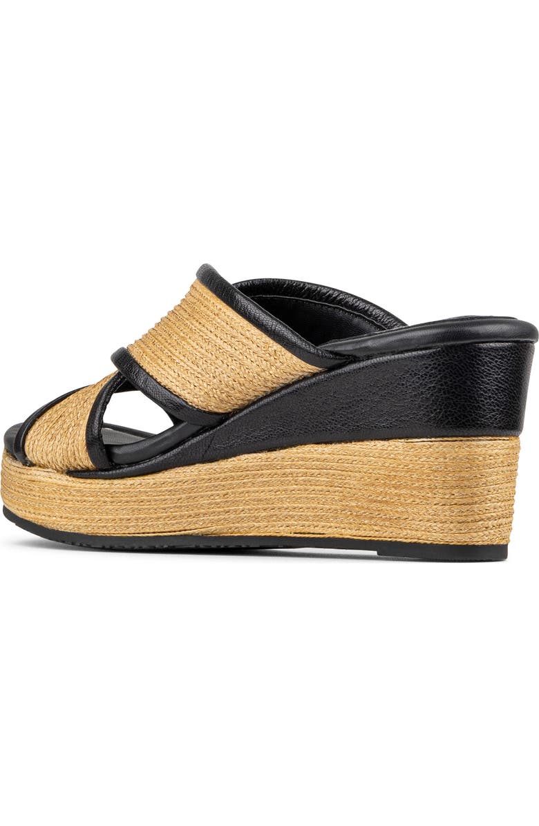 Donald Pliner Gorgina Platform Wedge Sandal, Alternate, color, Black