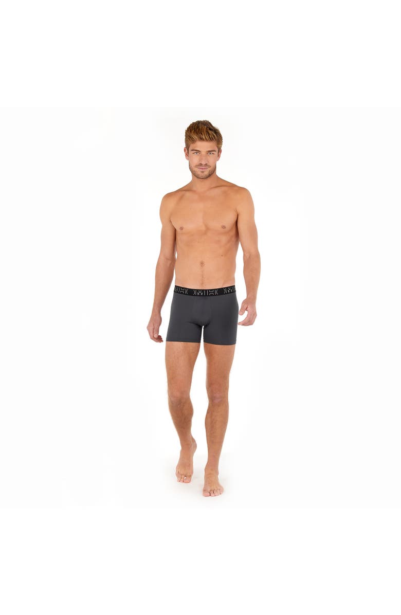 HOM USA Patrick #2 Long Boxer Briefs 3-Pack, Alternate, color, Black/Grey/Grey