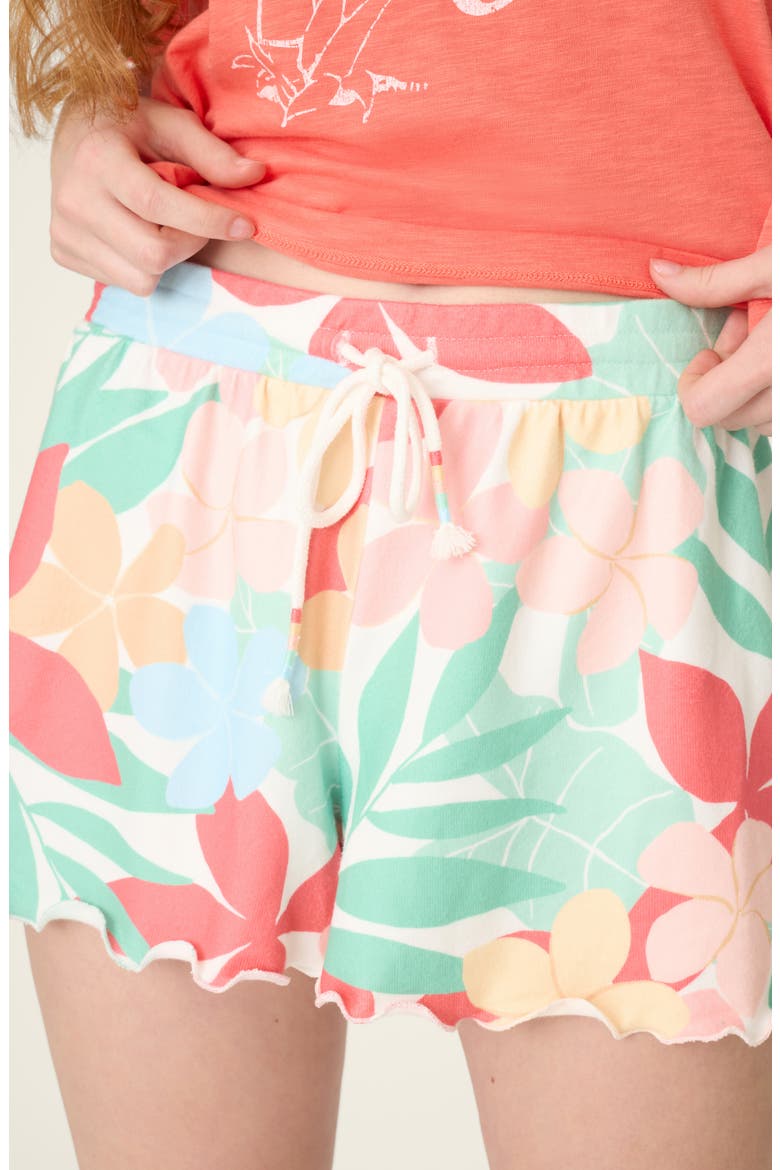 The Coastal Club Jersey Pajama Shorts, Alternate, color, GREEN MULTI