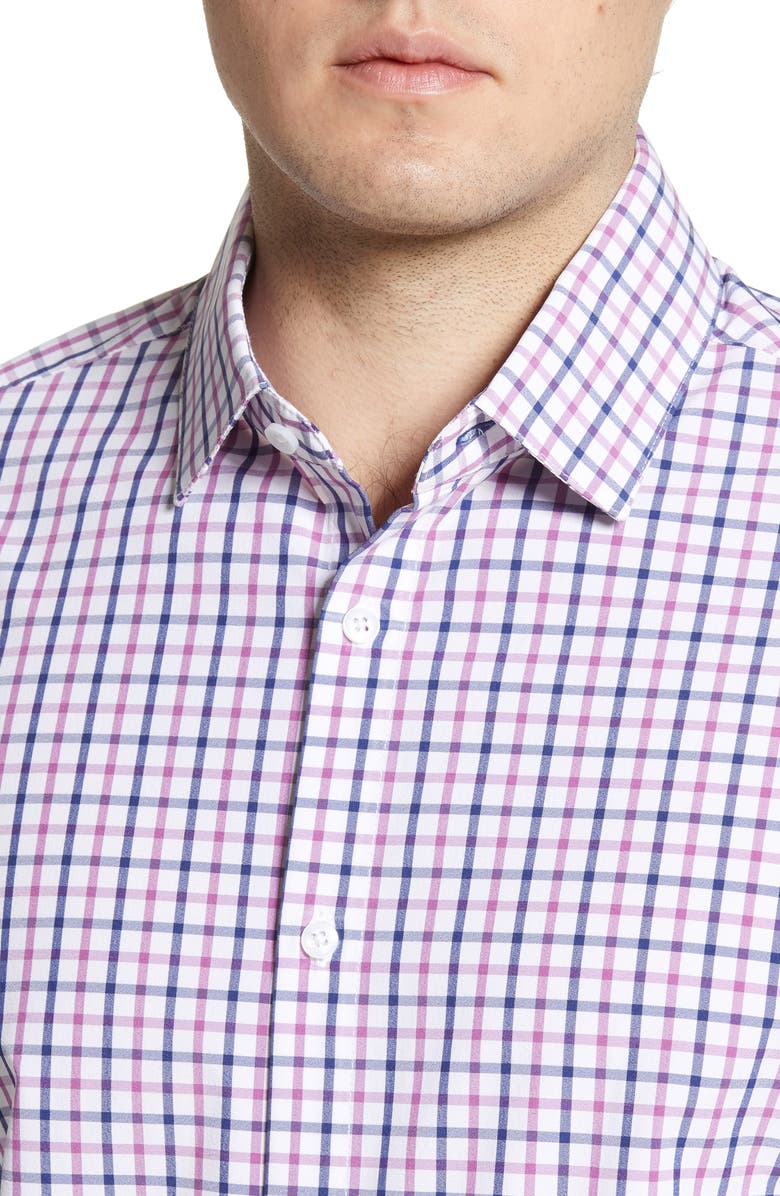 Mizzen+Main Gulph Trim Fit Check Shirt, Alternate, color, 
