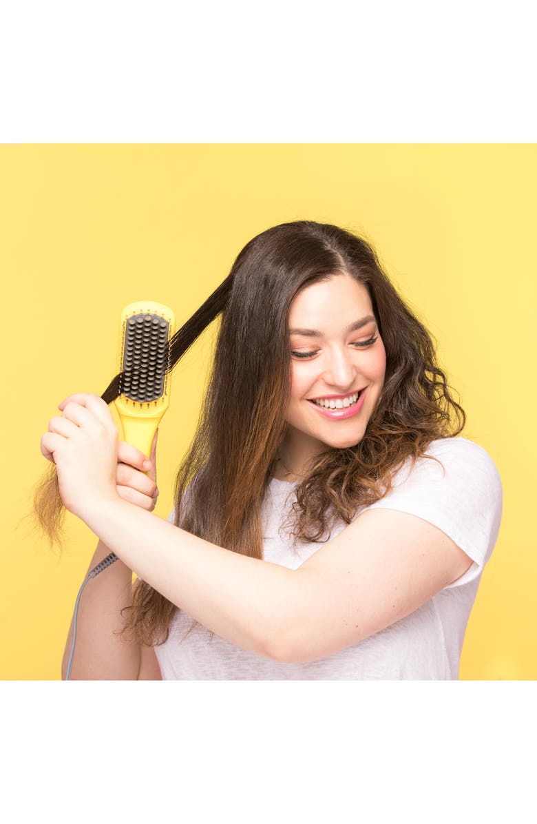 Drybar The Smooth Hair Crew The Brush Crush Heated Straightening Brush Deluxe Set, Alternate, color, 