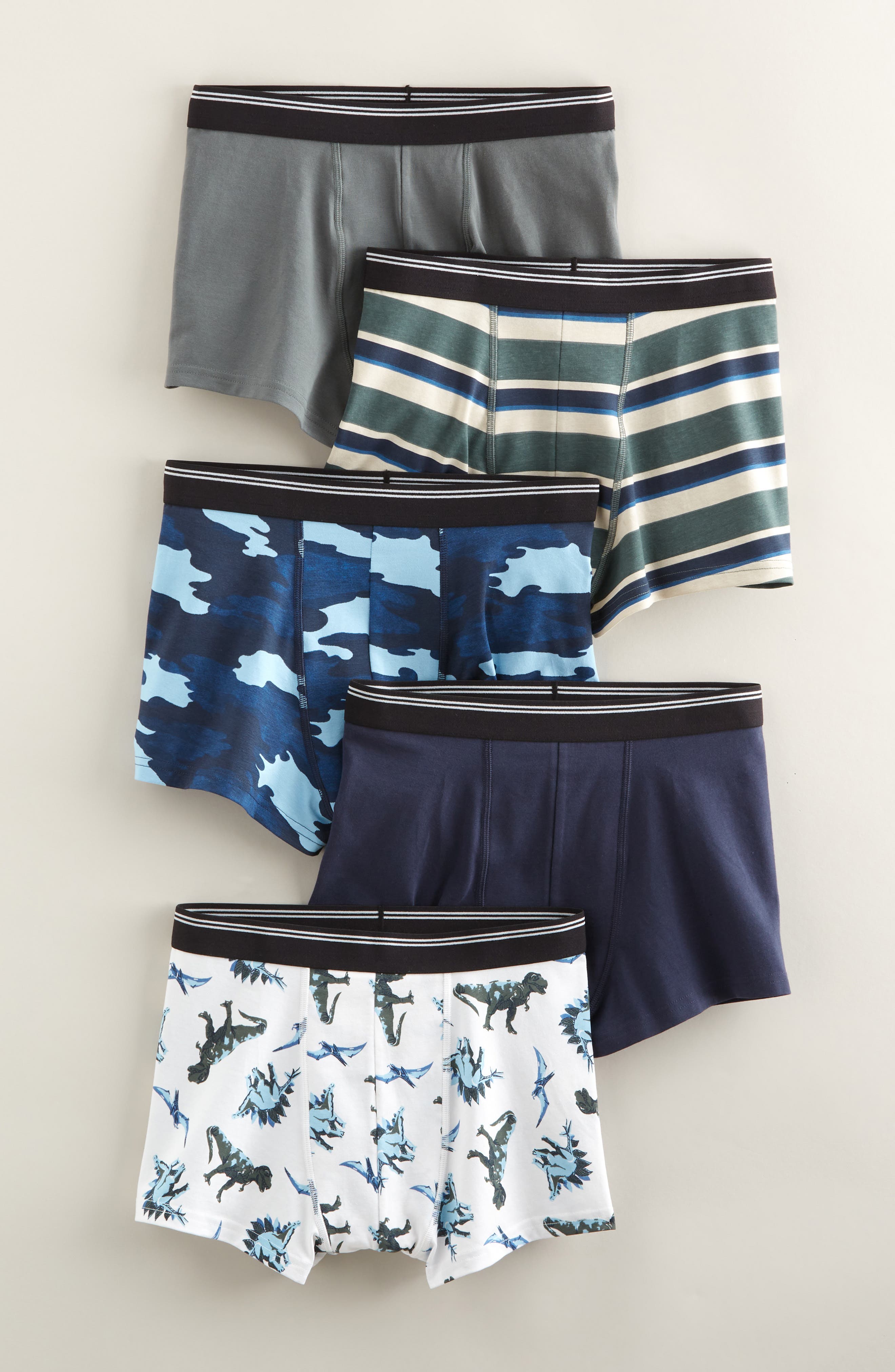 Nordstrom Kids' Assorted 5-Pack Boxer Briefs