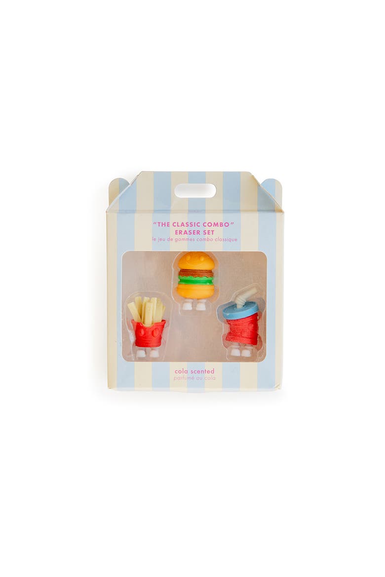 Back to School Fast Food Combo Eraser Set, Main, color, Assorted Pre-Pack