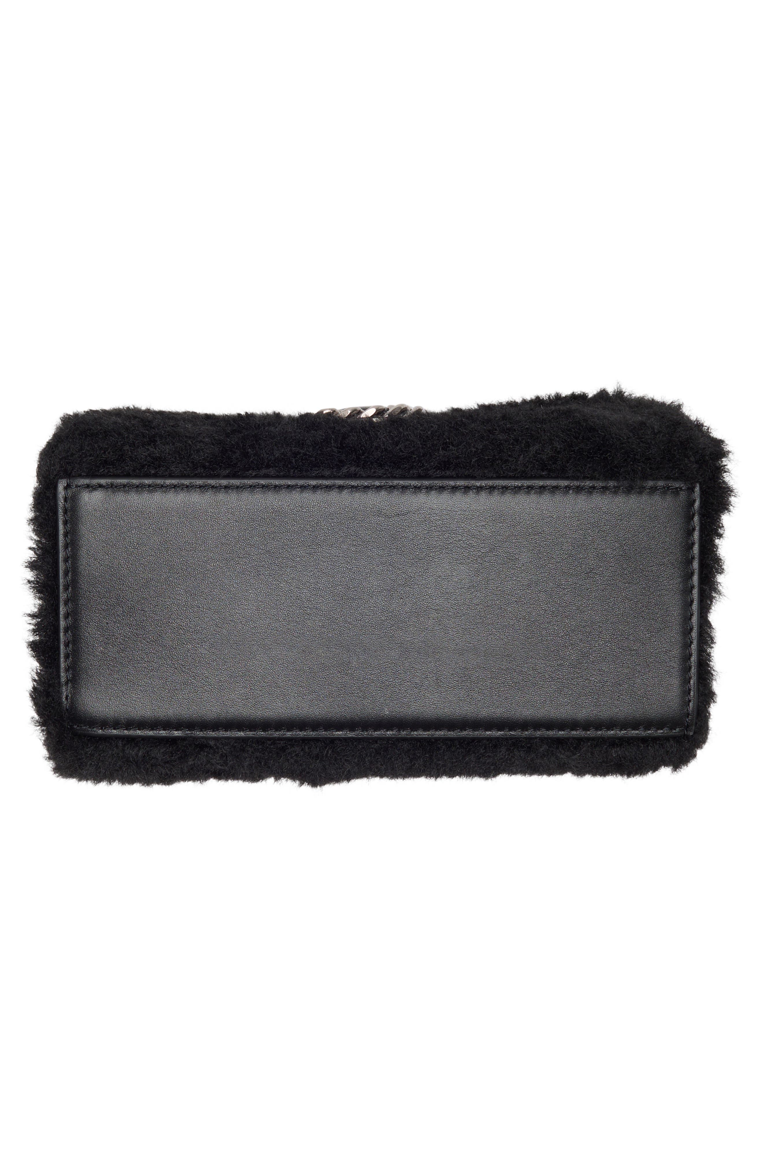 Marc Jacobs Faux Fur Min Top Handle Satchel, Alternate, color, 