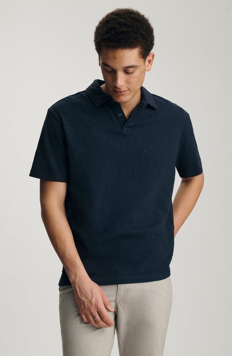 Mavi Jeans Slub Cotton Polo, Alternate, color, 
