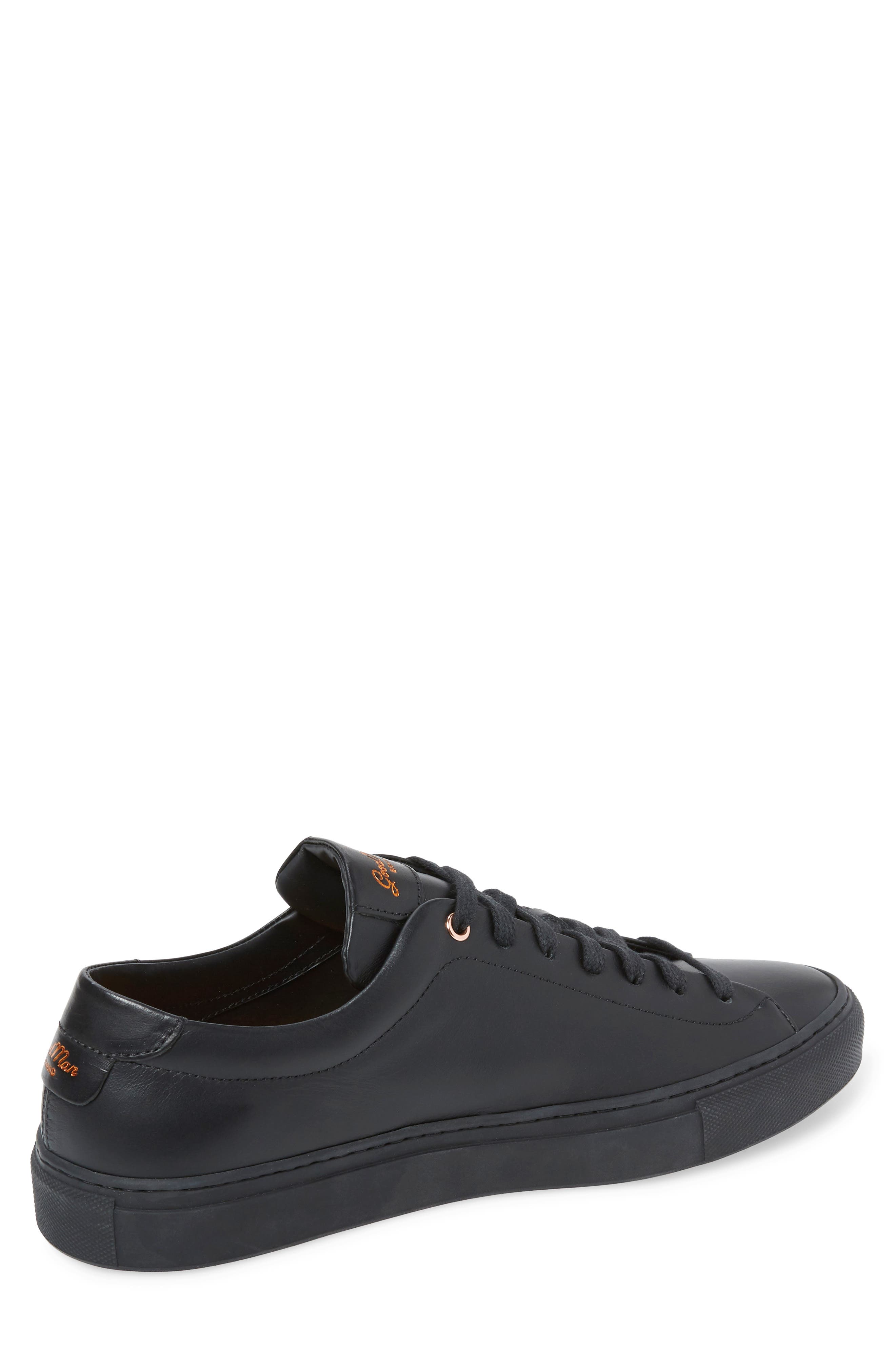 Edge Sneaker, Alternate, color, BLACK / BLACK