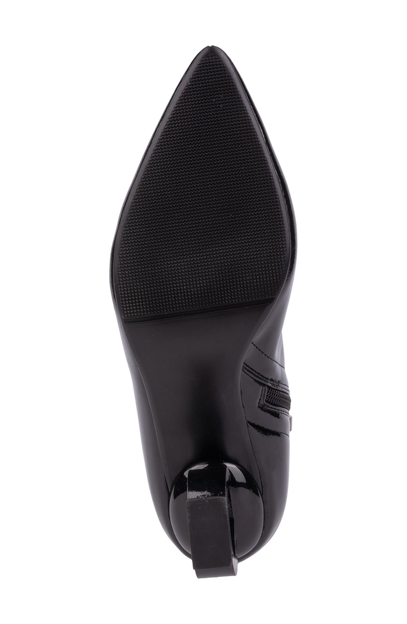 NINETY UNION Greece Pointed Toe Bootie, Alternate, color, Black