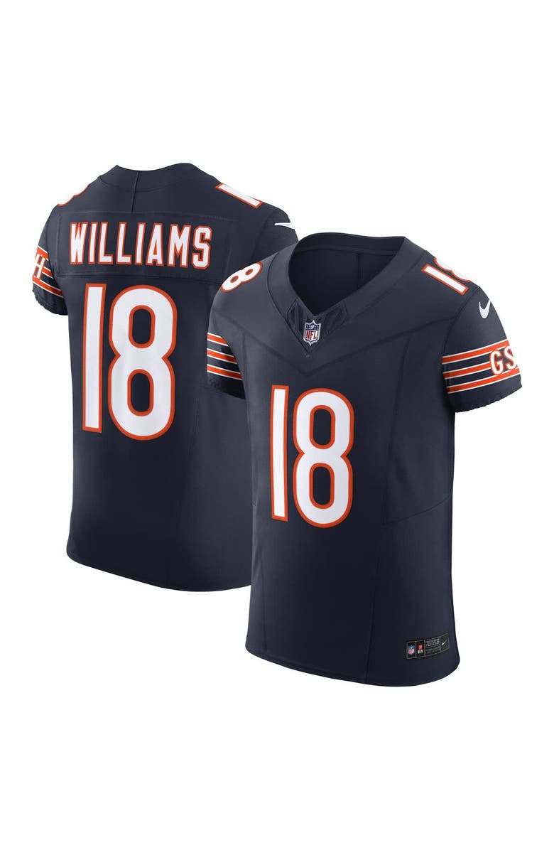 Nike Men's Nike Caleb Williams Navy Chicago Bears Team Vapor F.U.S.E. Elite Jersey, Alternate, color, Navy