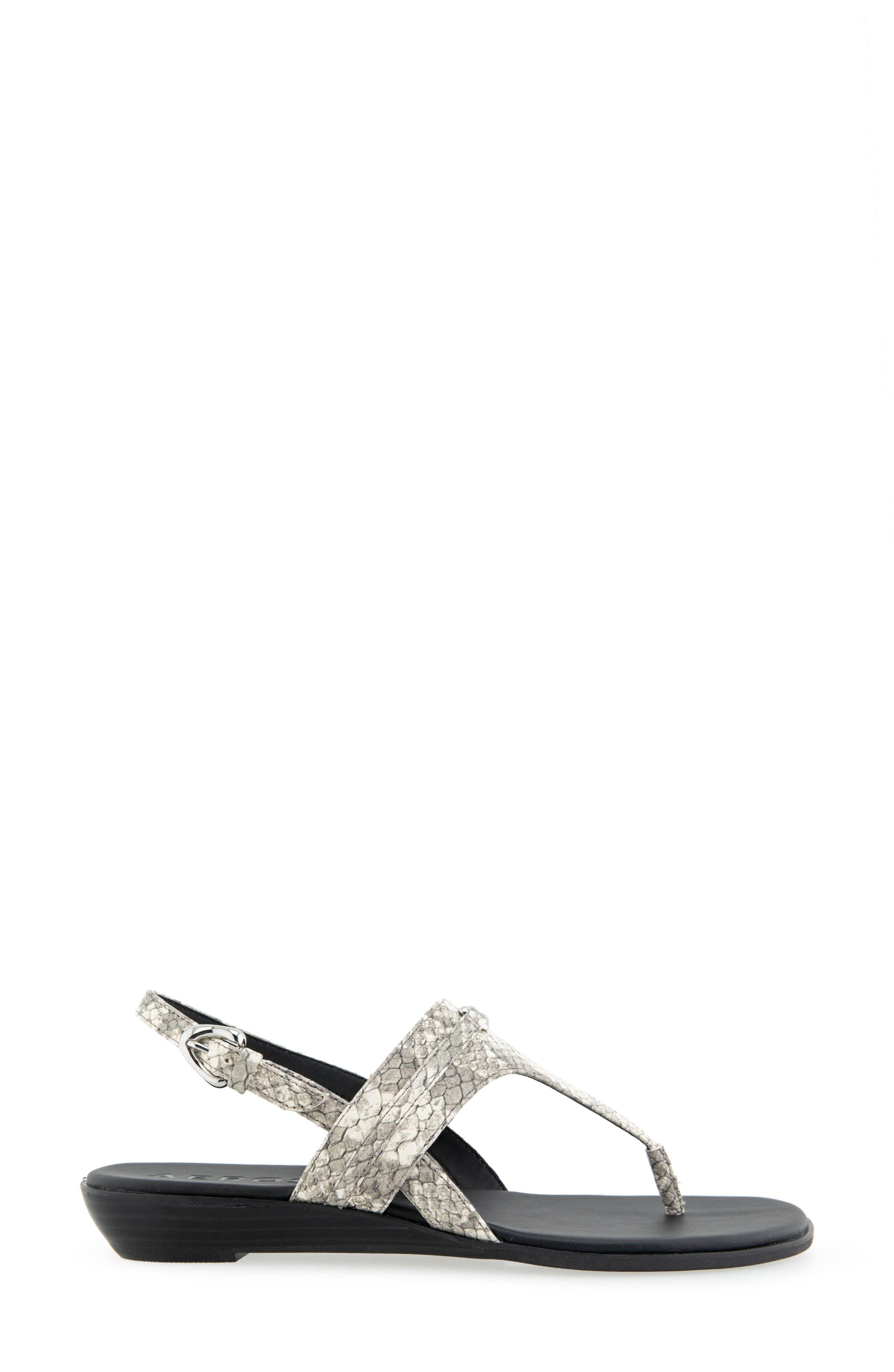 Aerosoles Gemal Slingback Sandal, Alternate, color, Roccia Embossed Snake Leather