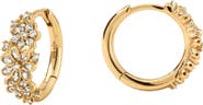 MADE BY MARY Flora Luxe Huggie Hoop Earrings
