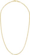 Sterling Forever Thin Paper Clip Chain Necklace