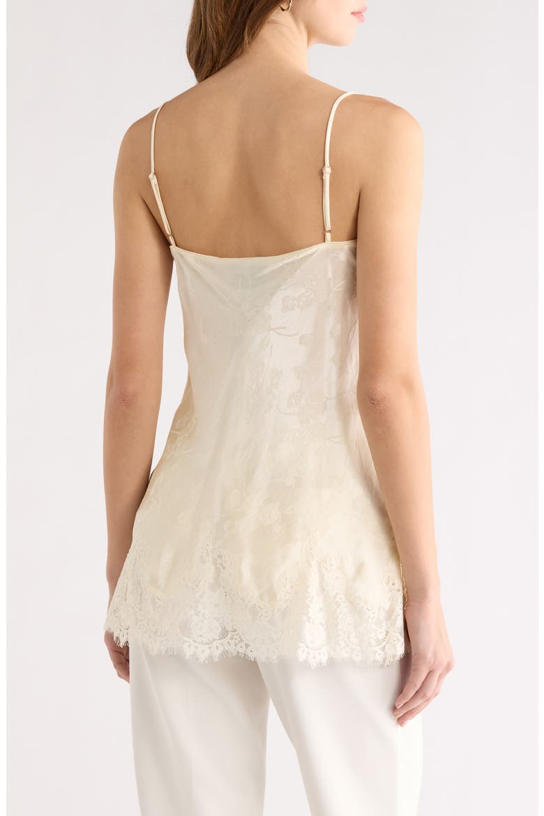 Carolina Jacquard Satin Top, Alternate, color, CREAM JACQUARD