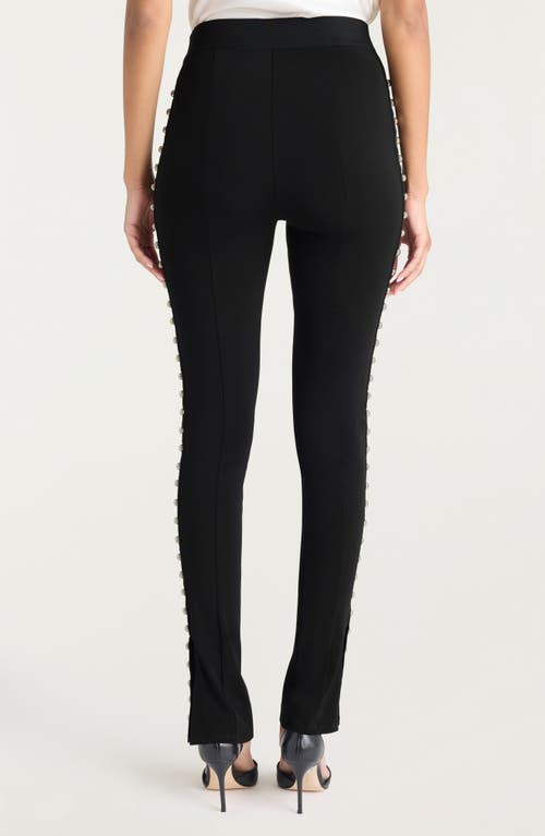 Cinq À Sept Percy Stud Detail Pants In Black