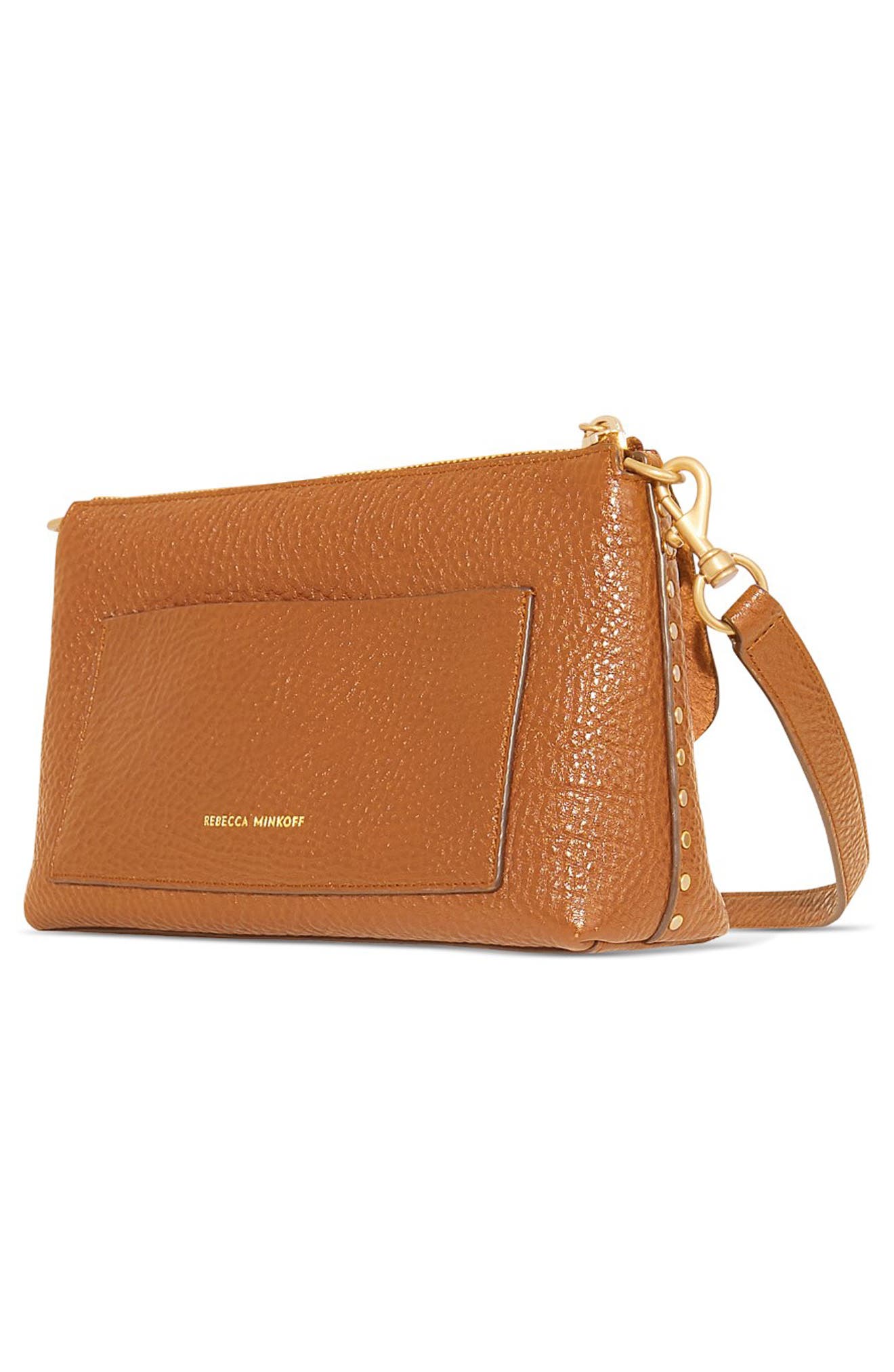 Rebecca Minkoff Darren Leather Crossbody Bag, Alternate, color, 