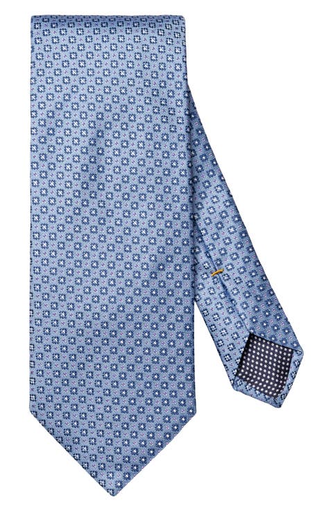 Micro Floral Silk Tie