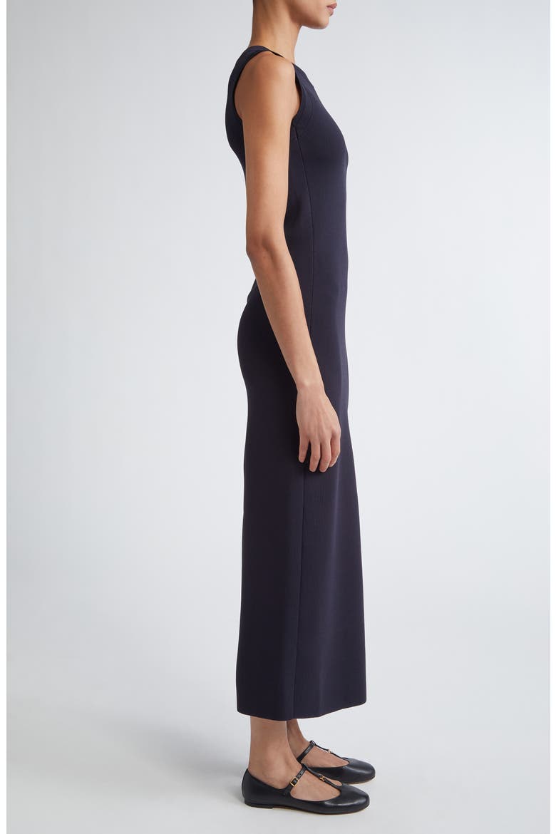 Visiera Sleeveless Jersey Dress, Alternate, color, NAVY