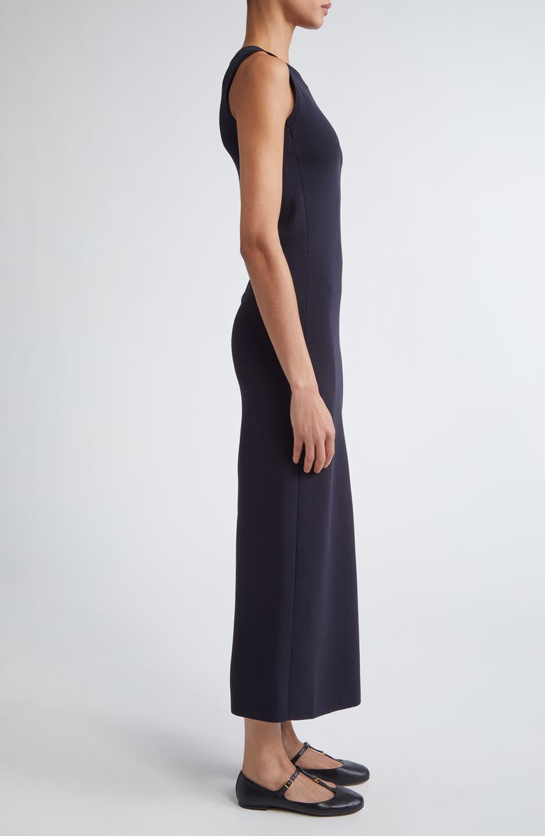 Max Mara Visiera Sleeveless Jersey Dress, Alternate, color, Navy