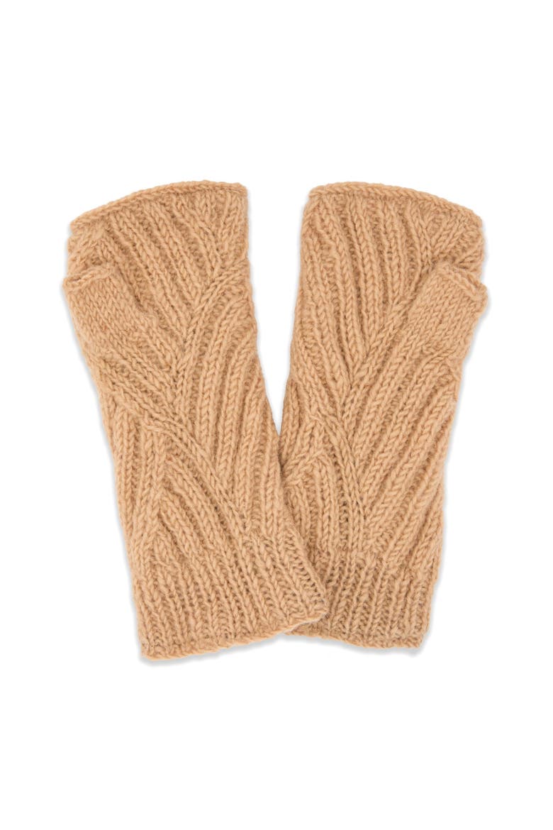 Vienna Wool Half Mitten, Main, color, Sparrow