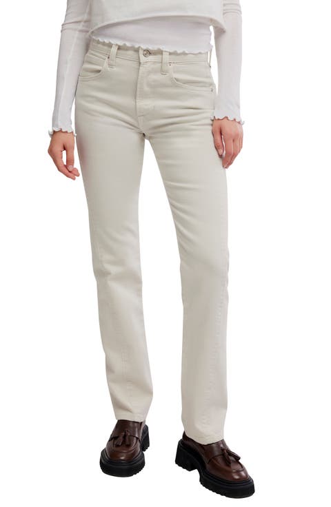 Edie High Waist Tapered Leg Jeans