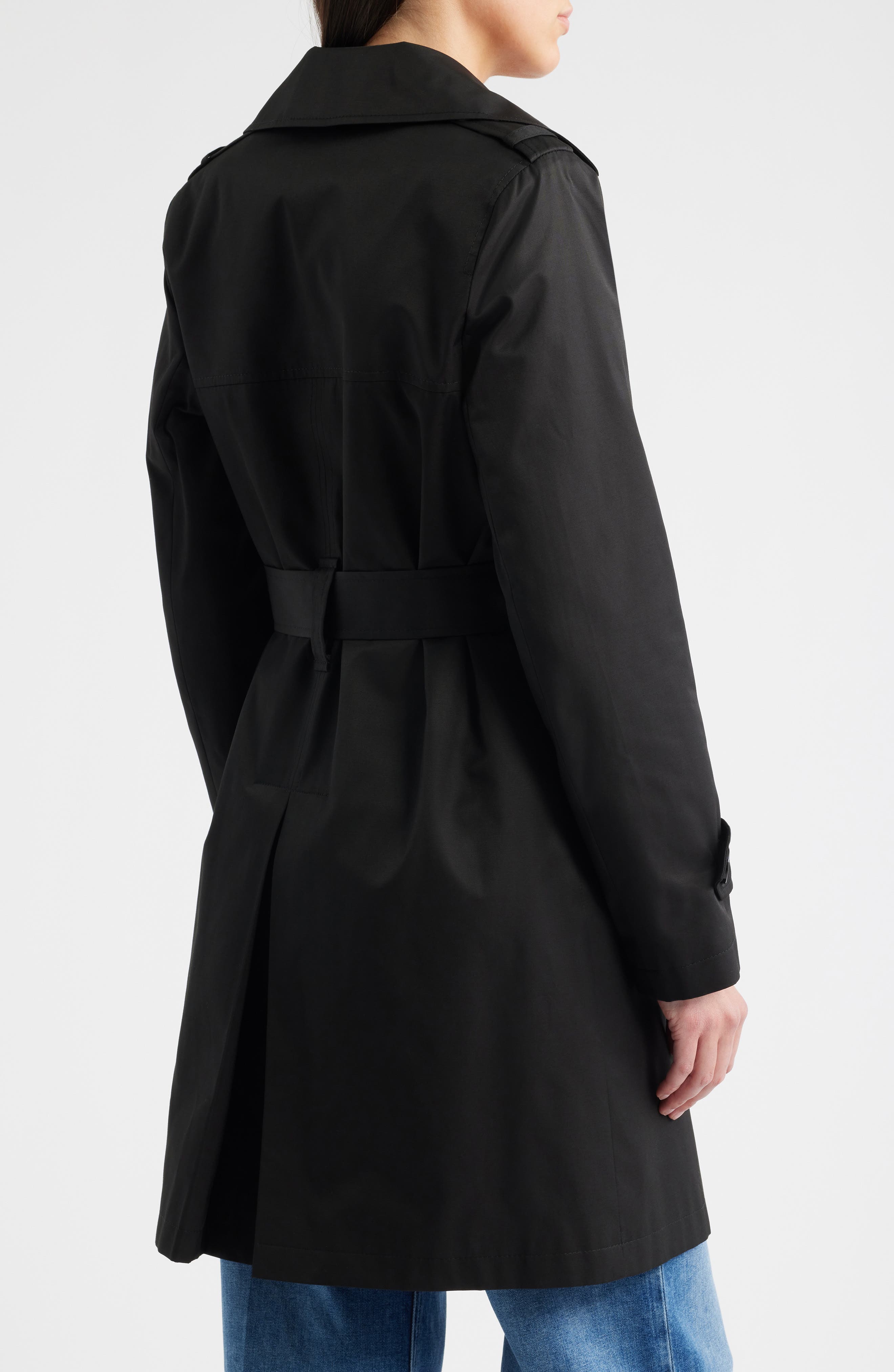 Single Breasted Trench Coat - image 2